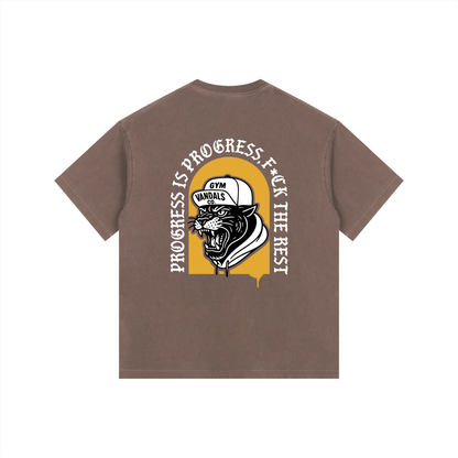 Vintage Washed Oversized Cotton T-Shirt