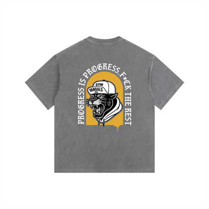 Vintage Washed Oversized Cotton T-Shirt